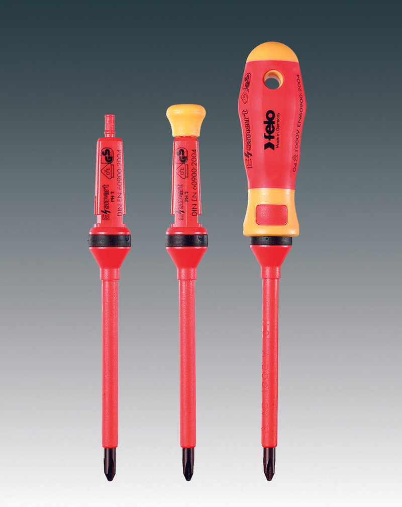 E-Smart 14 pc Set - SL, PH, PZ, TX Tip Insulated Blades w/ 2 Handles